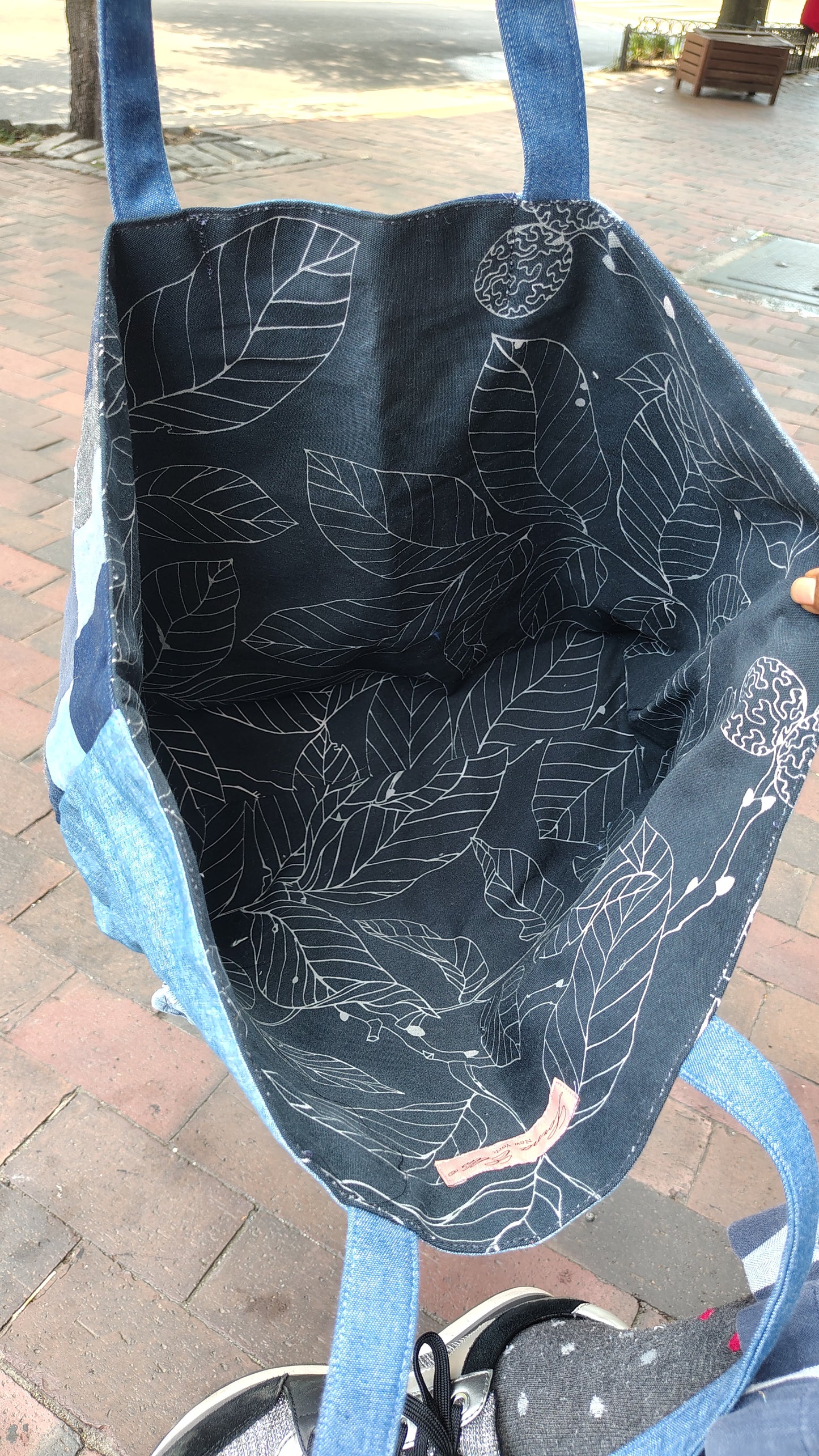Handmade Constructed Denim Tote