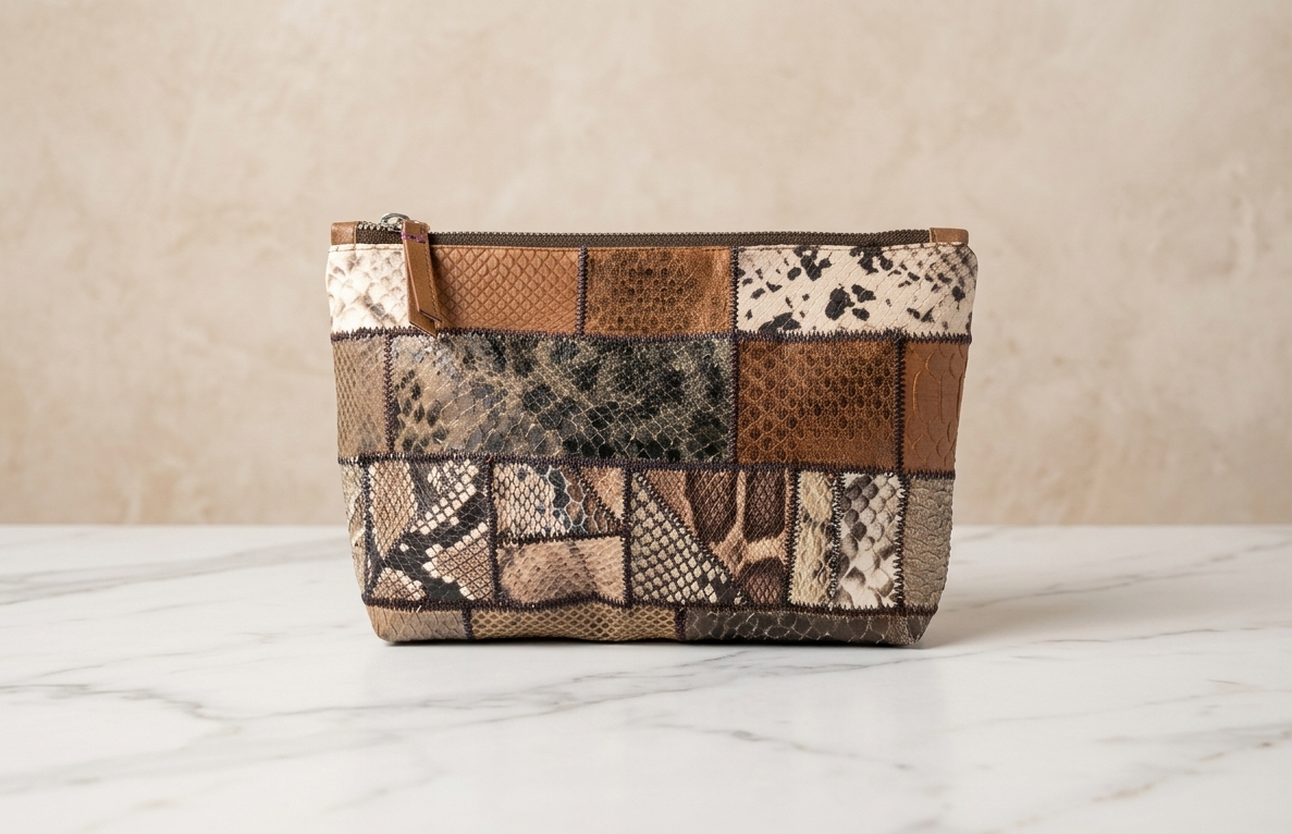 The Bronx Scales Clutch - Constructed Panels